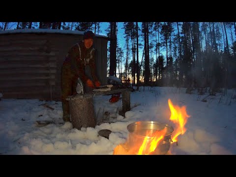 Видео: Ледяная Ловушка: Ночь в зимней Избе. (из архива)