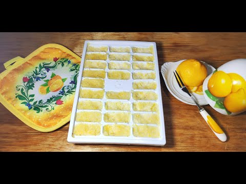 Видео: Замороженные лимоны 🍋🍋🍋 #какзаморозитьлимоны#витаминс#лимоны