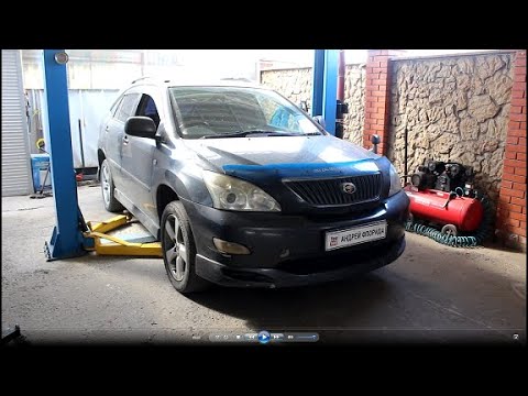 Видео: Замена крестовин карданного вала на Toyota Harrier Тойота Харриер 2003 года