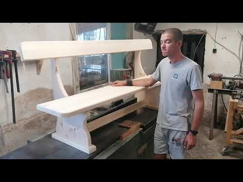 Видео: Как да си направим градинска пeйка.Част 2 How to make a garden bench. Part 2 tutorial