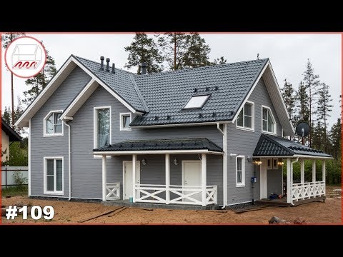 Видео: Готовый интерьер каркасного дома 190 м2 со вторым светом в Смолячково