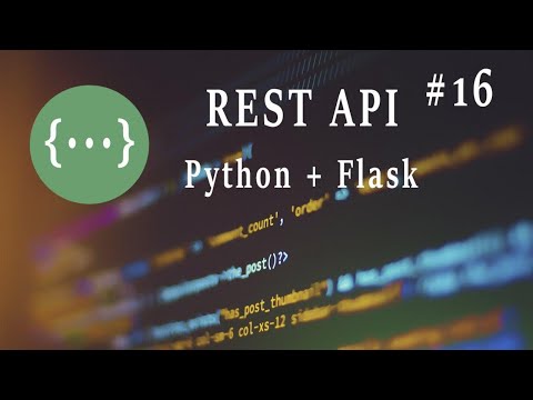 Видео: REST API (Python) конфигурация Flask CORS