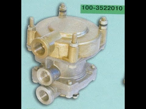 Видео: Нужен ли на КАМАЗе двухпроводной кран управления тормозами прицепа