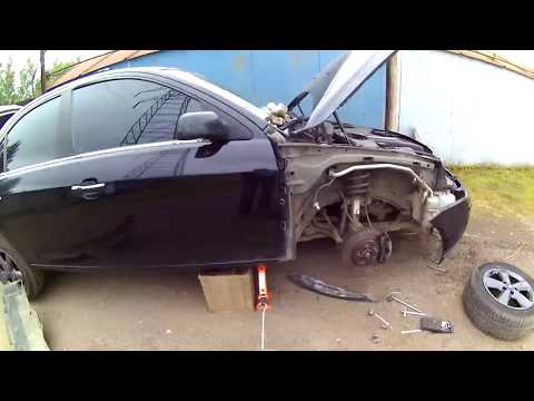 Видео: Замена крыла мондео 3. //Попал в ДТП// Все починил