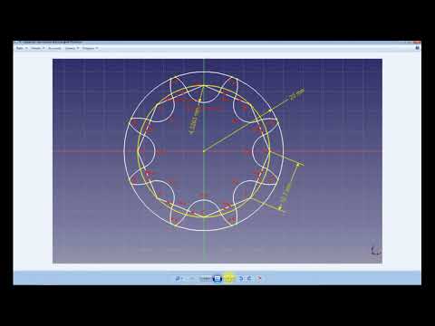 Видео: FreeCad Цепная передача -  шестерни