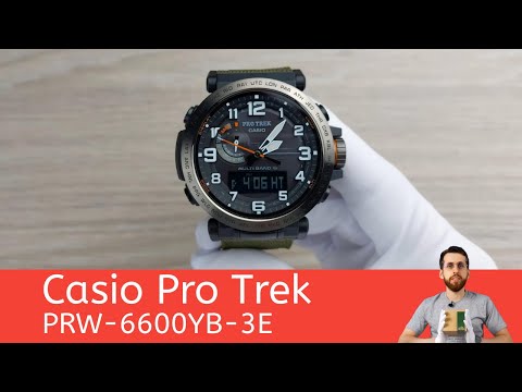 Видео: Отличный лёгкий Pro Trek / Casio PRW-6600YB-3E