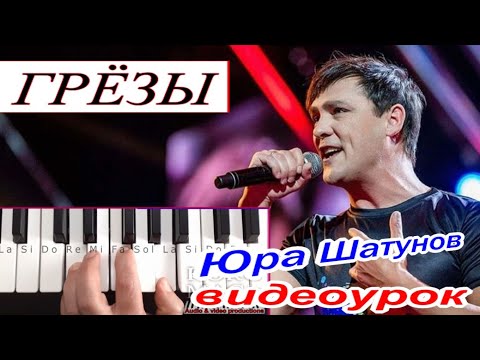 Видео: ГРЁЗЫ~(Юрий Шатунов~Л.Май)~УРОК синтезатор~текст аккорды Am📥скачать похожий стиль KORG для урока🎹