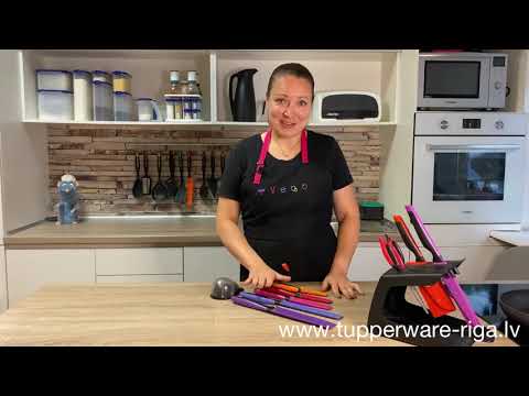 Видео: Tupperware ножи У-серии. (RU)