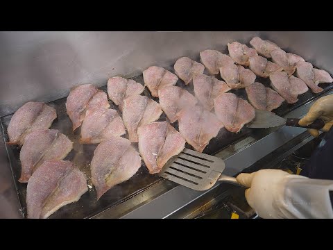 Видео: Рыночный рыбный ресторан, где готовят на гриле целый день!