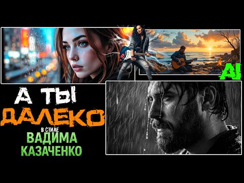 Видео: Ai-Author Play Music - А ты далеко. В стиле Вадима Казаченко.