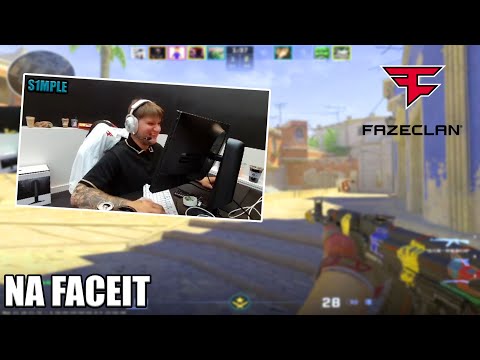 Видео: СИМПЛ НА СТРИМЕ НАЕХАЛ НА РУССКОГО ИГРОКА В NA FACEIT! CS2