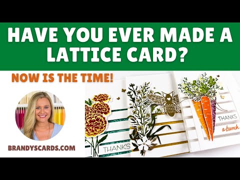 Видео: Мастер-класс по созданию открытки с решёткой: ВАУ! Вам понравится делать эту открытку!