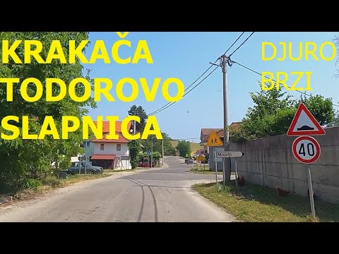 Видео: Кракача - Тодорово - Слапница, Велика Кладуша, Краина, дорога, вождение автомобиля, июнь 2025 г.