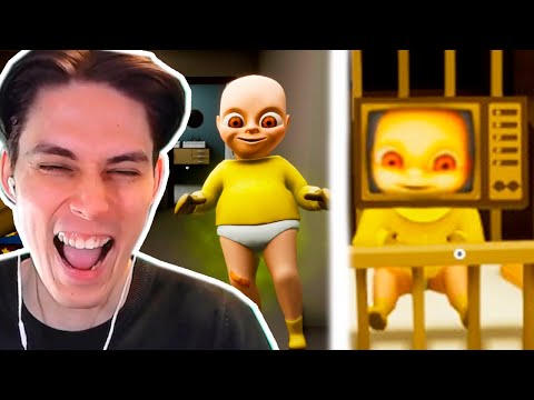 Видео: АДСКИЙ МАЛЫШ В ЖЁЛТОМ ! НОВАЯ ИГРА ! - BABY IN YELLOW
