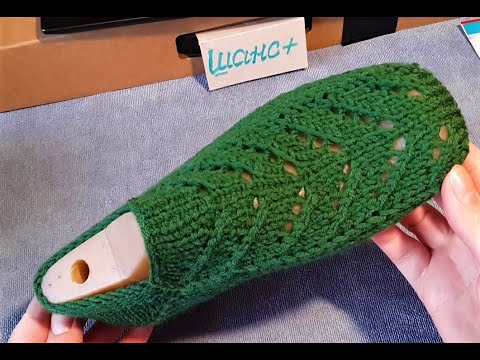 Видео: Следок за вечерок /Простые следки двумя спицами /Идеальная посадка