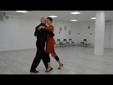 Видео: Урок танго  1 #Прогулка (La caminata) Alex & Rita