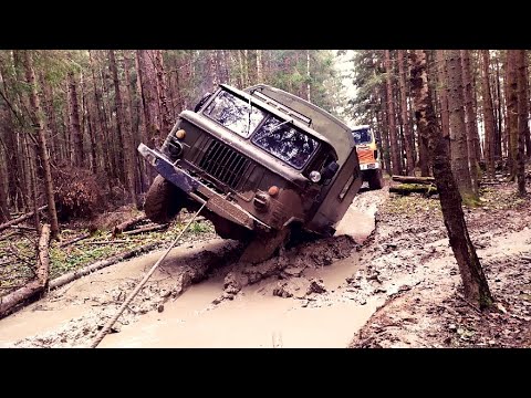 Видео: ГАЗ - 66 | Pinzgauer 6x6 | Cherokee | Defender | Mercedes | OFF - ROAD Часть 2 - БИТВА ГРУЗОВИКОВ