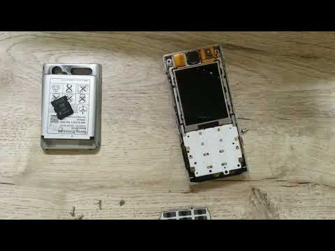 Видео: Sony Ericsson T700 разбор