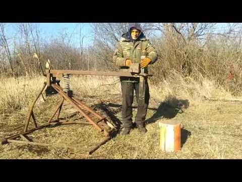 Видео: Портативный инерционный дровокол на пружине. Нужен ли он тебе?