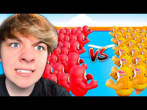 Видео: Fall Guys: Jimmy Army против Banana Gang!