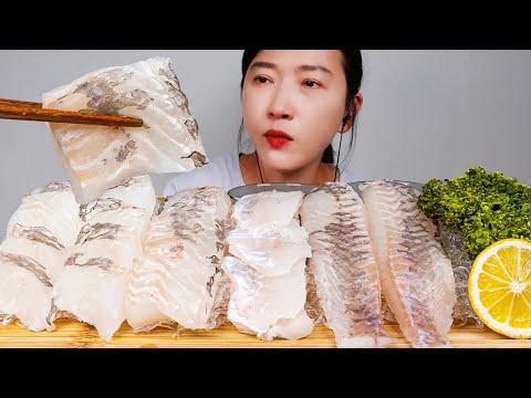 Видео: асмр Корейская РОКФИШ САШИМИ мукбанг звуки еды