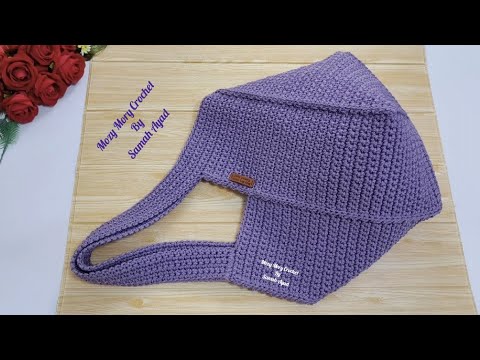 Видео: пляжная сумка крючком