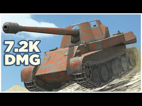 Видео: Rheinmetall Skorpion G • 7.2К УРОНА • 5 ФРАГОВ • WoT Blitz