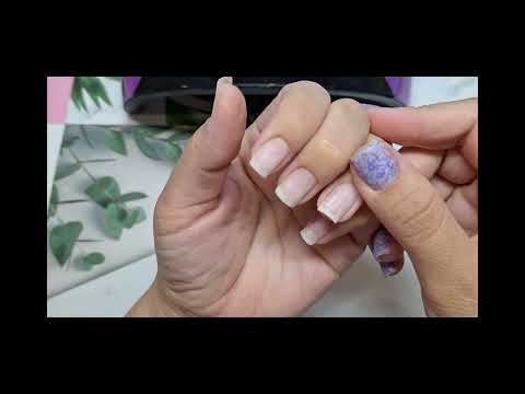 Видео: Маникюр для себя,  стемпинг, укрепление гелем ❤️❤️❤️💣💫👌