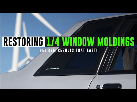 Видео: Ремонт поврежденных молдингов окон Foxbody Mustang S03E53