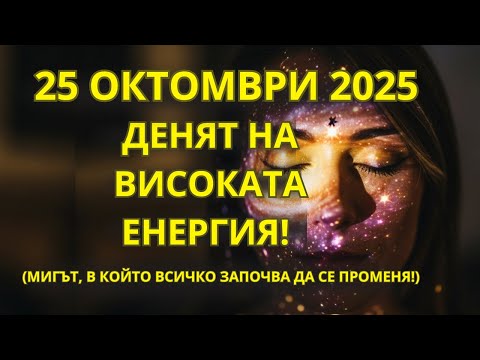 Видео: ВНИМАНИЕ! 25 ОКТОМВРИ Е ДЕН НА СИЛА И МАНИФЕСТАЦИЯ! Изяви това, което искаш да преживееш!