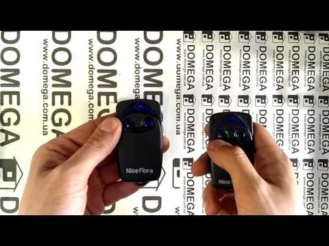 Видео: Пульт Nice Flor-s, Nice Flor-1, Nice Flor-2, Nice Flor-4 программирование