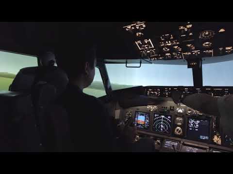 Видео: Первый полёт на тренажере Boeing - 737 DreamAero. Сочи