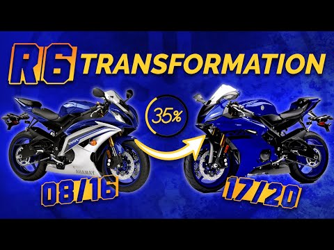 Видео: Полная переделка Yamaha R6 2015–2018 годов | Передняя часть (ЧАСТЬ 1)
