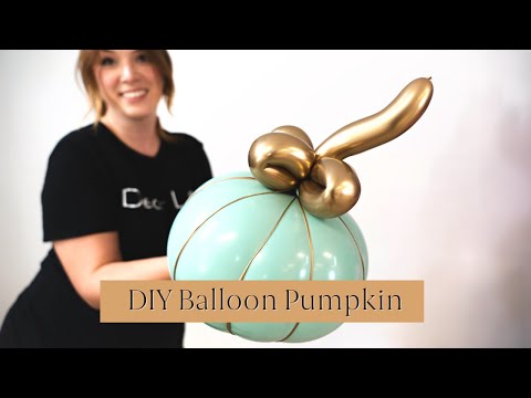 Видео: Как сделать тыкву из воздушных шаров
