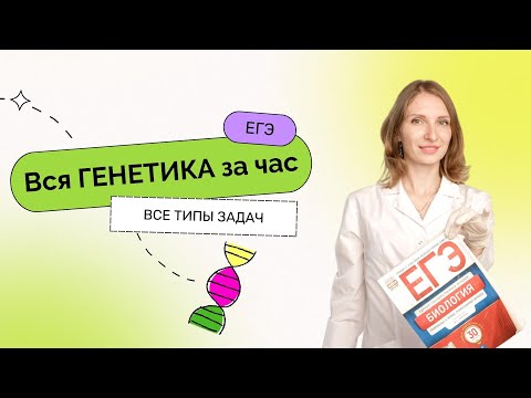 Видео: Вся Генетика за час | ЕГЭ 2023