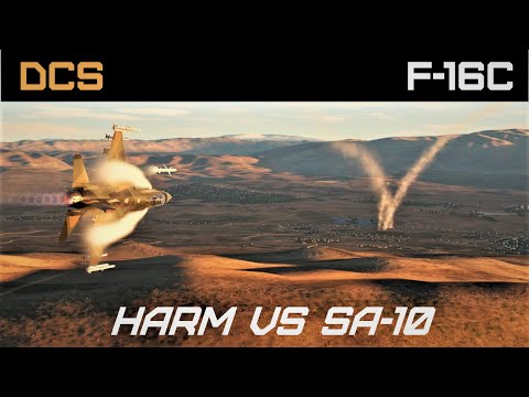 Видео: DCS F-16C: Как: SA-10 против HARM