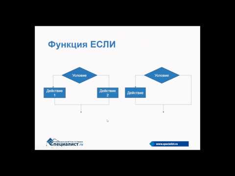 Видео: Функция ЕСЛИ в Excel