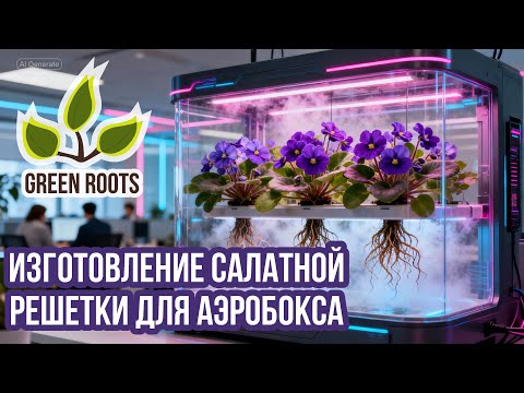 Видео: Процесс изготовления рассадной решетки для Аэробокса GreenRoots