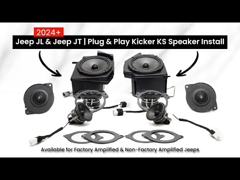 Видео: Комплект для обновления акустики Kicker Plug & Play | JL Wrangler 2024+ / JT Gladiator 2024+