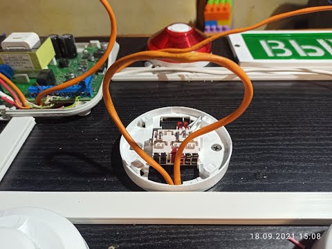 Видео: Подключение пожарного датчика