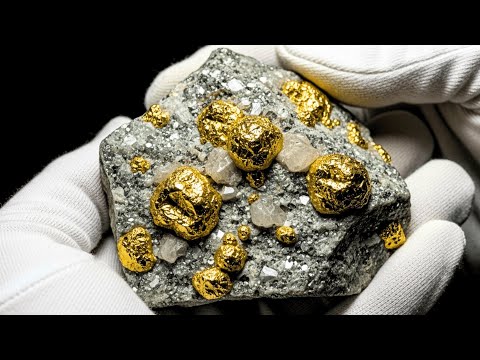 Видео: В каких камнях есть золото? Вы не поверите, где их находят.