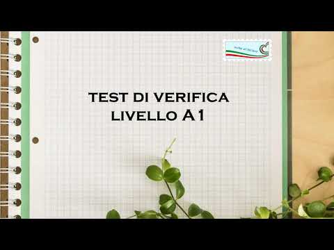Видео: Тест А1/ 1. Итальянский язык.