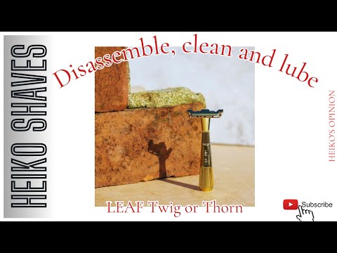 Видео: Разберите, очистите и смажьте ЛИСТОВУЮ веточку или шип.