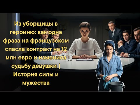 Видео: Из уборщицы в героиню: одна фраза на французском изменила её судьбу