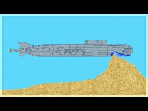 Видео: ПОДЛОДКА КУРСК НАЛЕТЕЛА НА РИФ | FLOATING SANDBOX