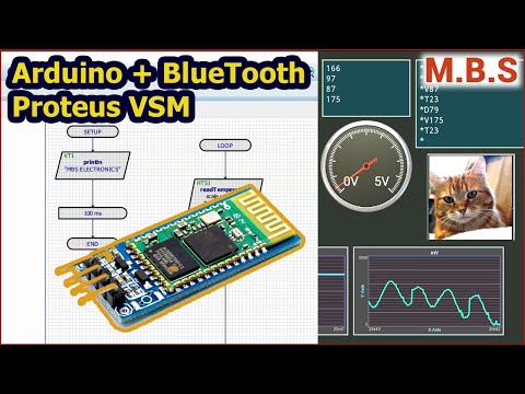 Видео: ARDUINO BLUETOOTH HC-06. Соединяем Arduino с телефоном. Proteus Visual Designer for Arduino AVR