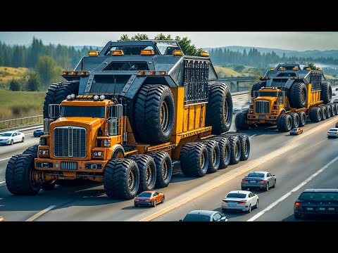 Видео: Экстремально опасные транспортные навыки: негабаритный грузовик | Крупнейшие машины для тяжелого ...