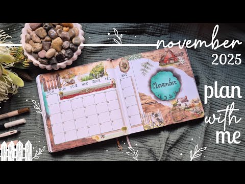 Видео: Ноябрь 2025 г. Планируйте вместе со мной // Тема фермы // Журнал «Арчер и Олив Квадрат» 8x8