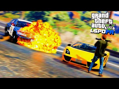 Видео: Полицейские Будни в GTA 5 - НАПАДЕНИЕ НА КОПА. ПОБЕГ. СТРИТРЕЙСЕРЫ.