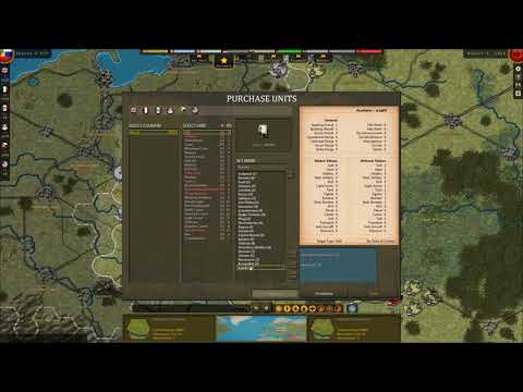 Видео: Strategic Command WW1, прохождение за Антанту. Ход1.